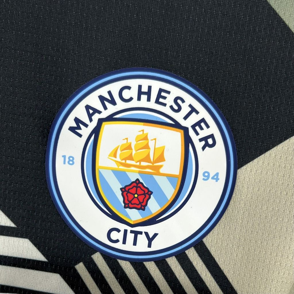 Maillot Manchester City 2025/26 – Concept Noir et Jaune