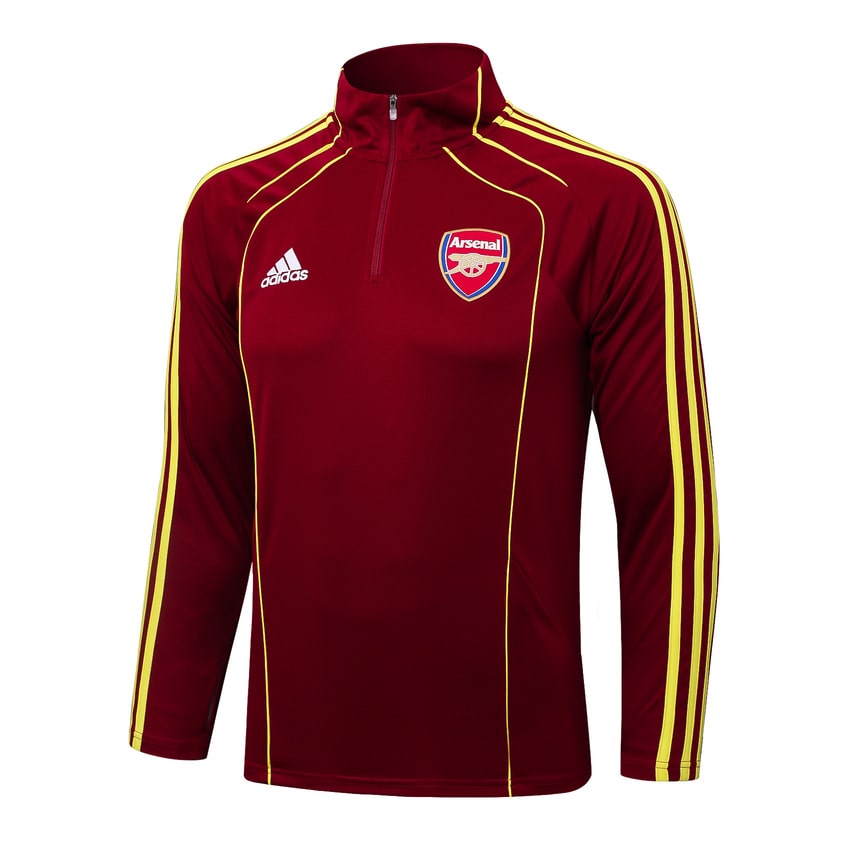 Survetement Arsenal Training Homme 2025 2026 Rouge Foncé