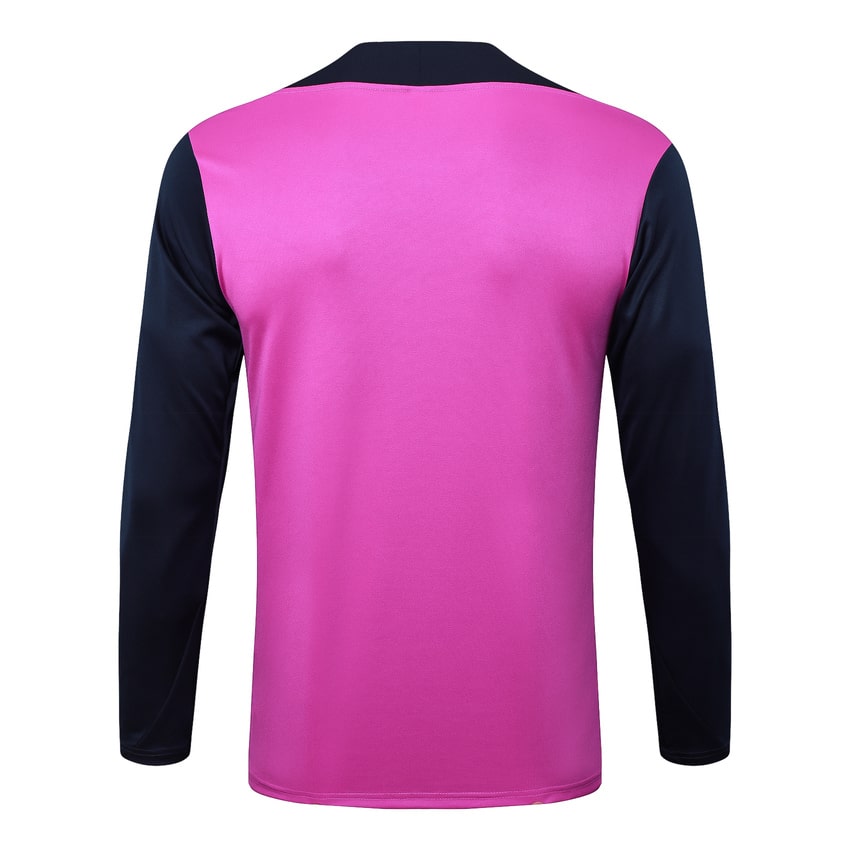 Survetement Barcelone Training Homme 2025 2026 Rose Noir