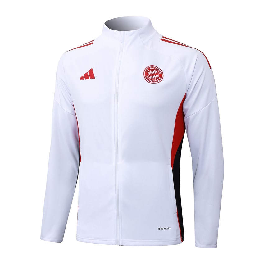 Survetement Bayern Munich Veste Homme 2025 2026 Blanc Clair