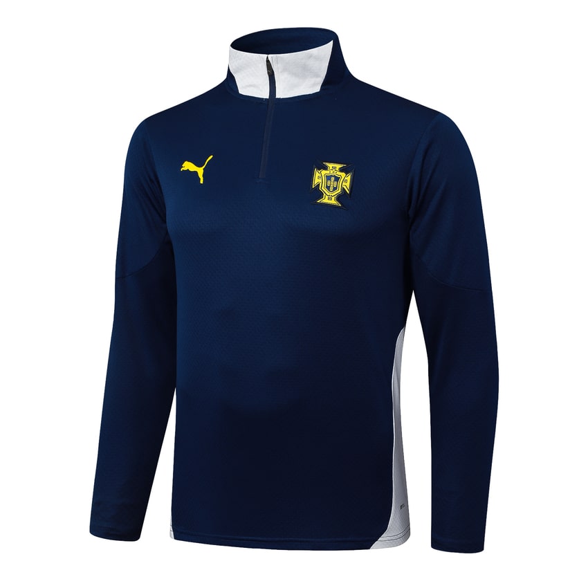 Survetement Portugal Training Homme 2024 2025 Bleu Sombre