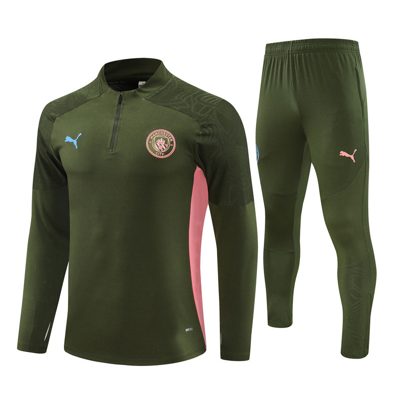 Survetement Manchester City Training Homme 2024 2025 Vert