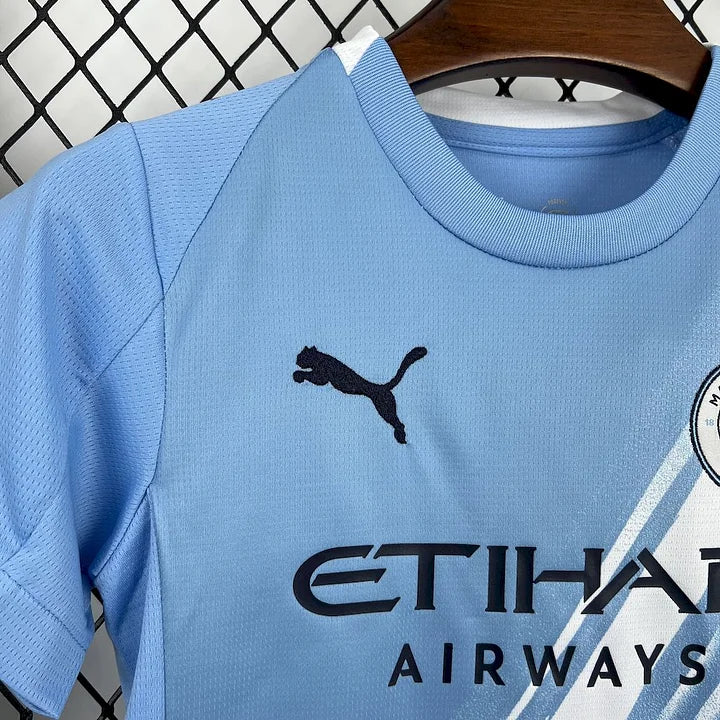 Manchester City Kit Enfant Maillot Foot 2025 2026