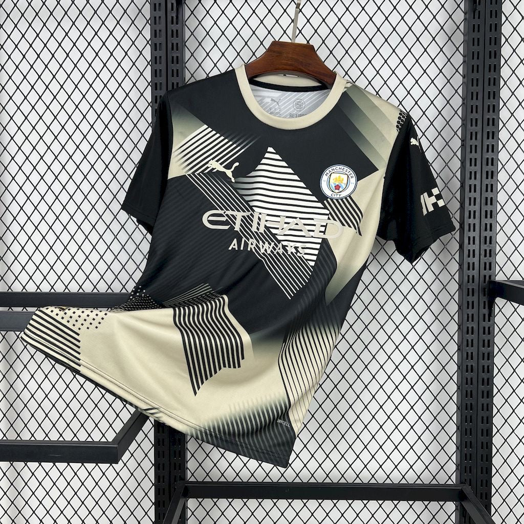 Maillot Manchester City 2025/26 – Concept Noir et Jaune