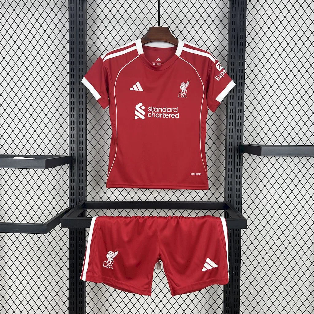 Liverpool Kit Enfant Maillot Foot 2025 2026