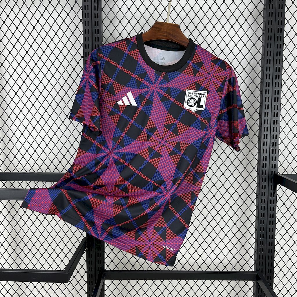 Maillot d’échauffement Olympique Lyonnais 2025/2026 –Pré-match