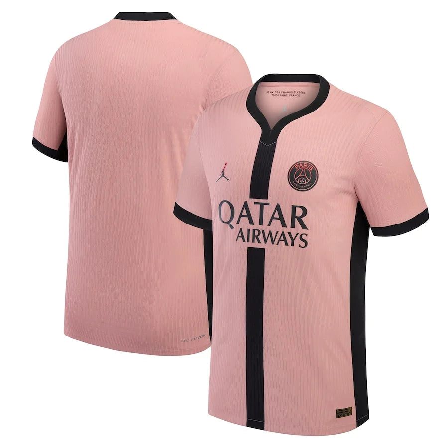 Paris Saint Germain PSG maillot foot 2024 2025 third rose