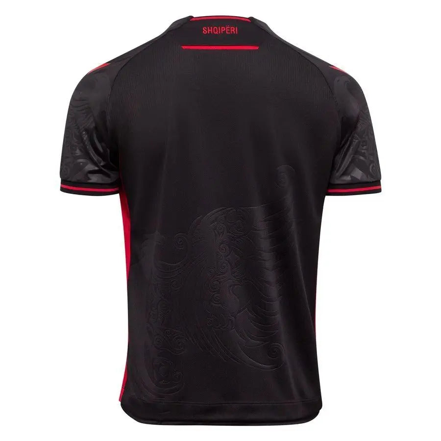 Maillot Third Albanie 2025/26 ,  aigle en relief sur le devant et l'arrière, symbole de force et d'identité