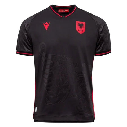 Maillot Third Albanie 2025/26 ,  aigle en relief sur le devant et l'arrière, symbole de force et d'identité