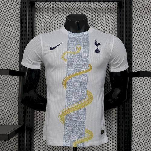 Maillot Tottenham Hotspur 2025/2026 Édition Serpent Blanc et Or