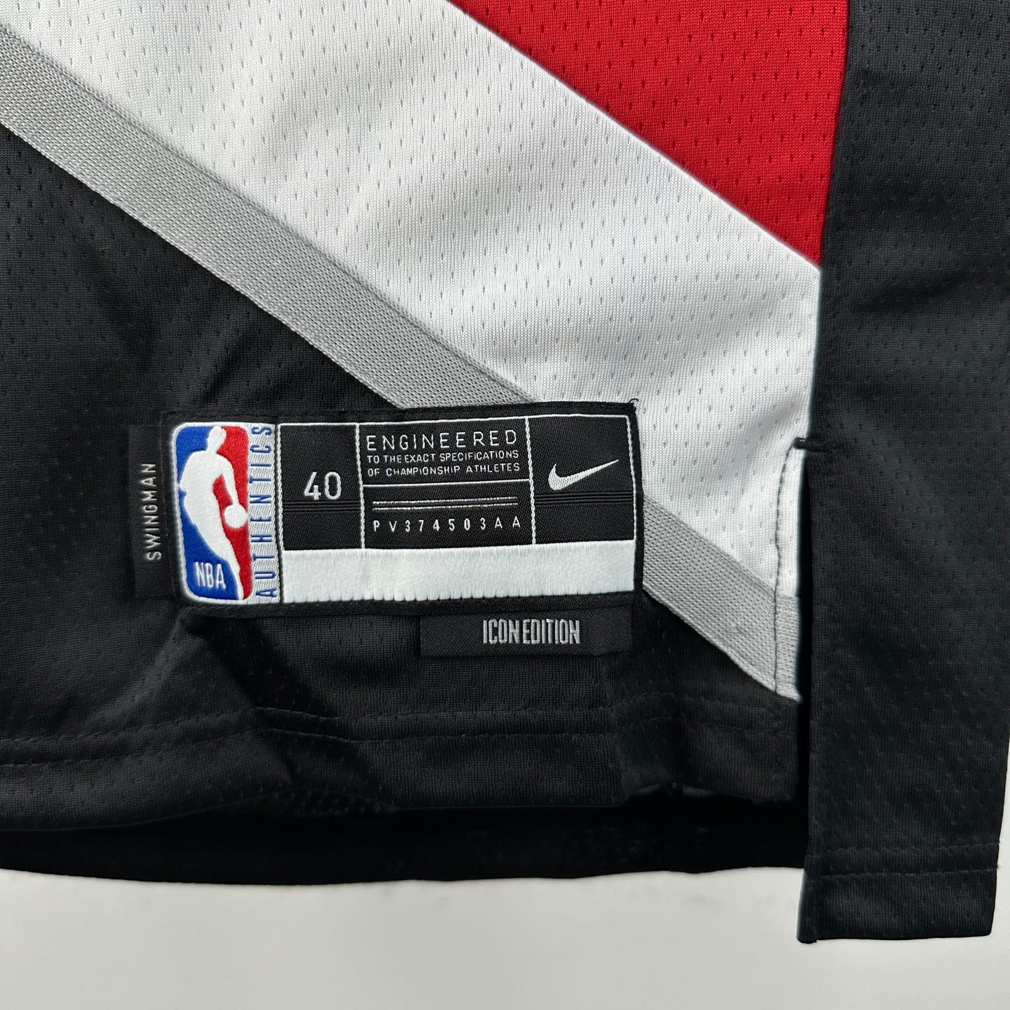 Maillot noir des Trail Blazers