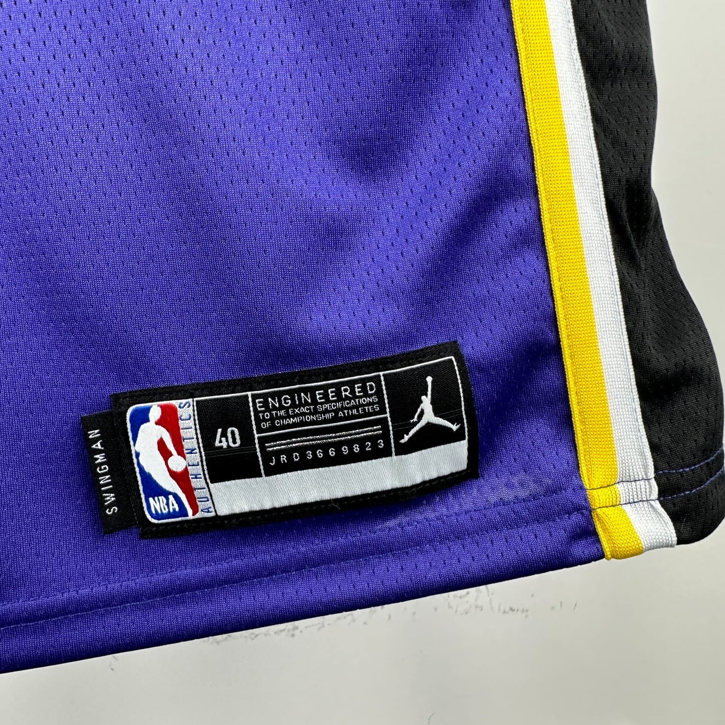 Maillot Lakers Violet 2025 Col V