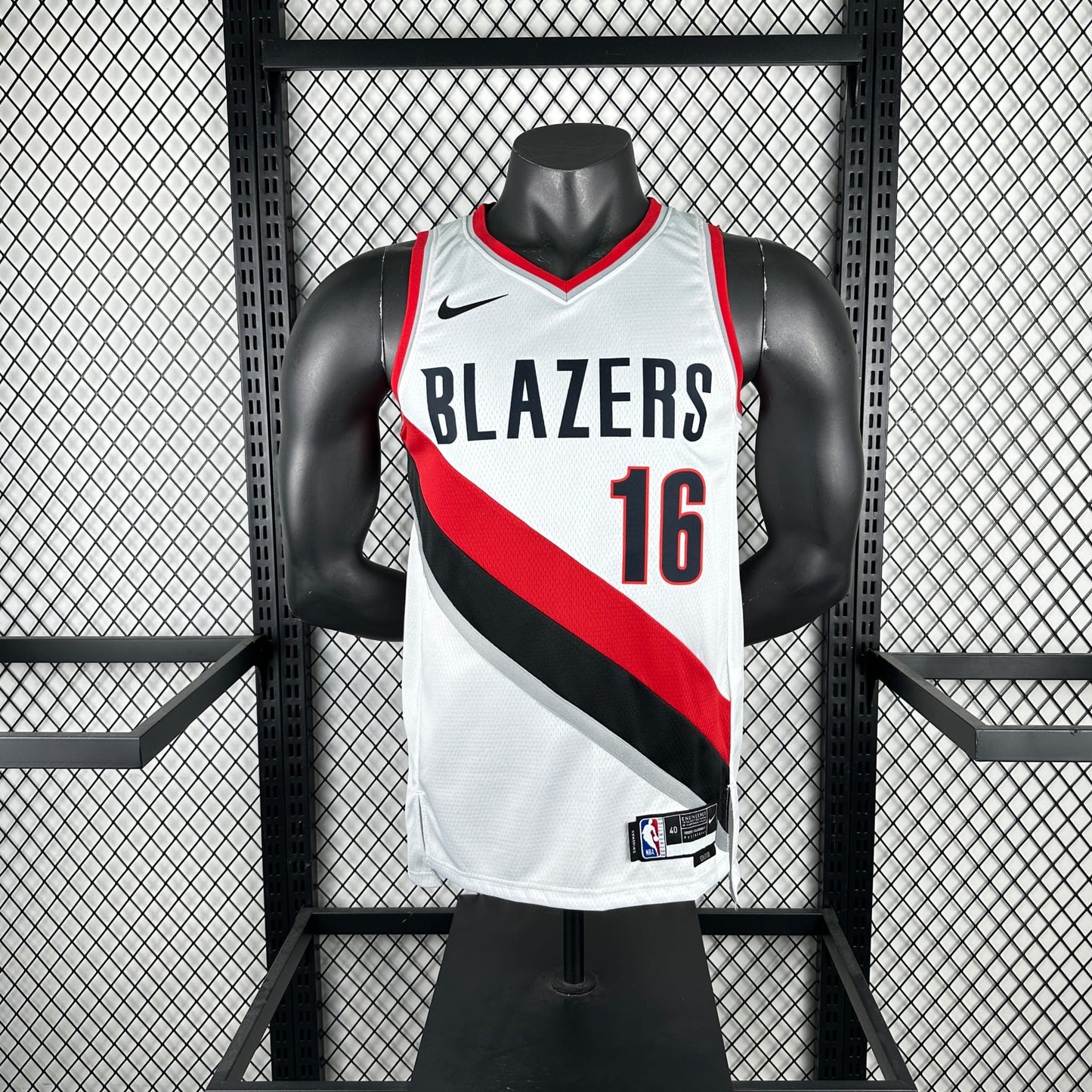 Maillot blanc des Trail Blazers