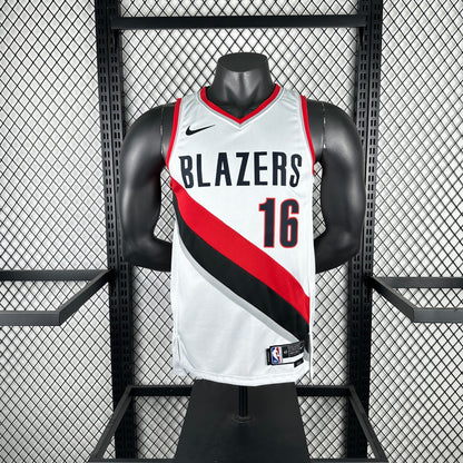 Maillot blanc des Trail Blazers