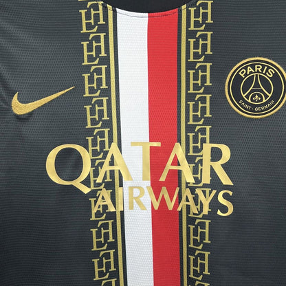 Maillot Paris Saint-Germain 2025/2026 – Édition Noire et Or