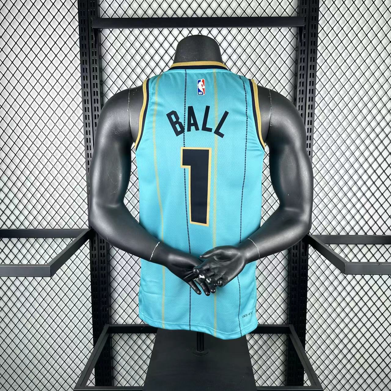 Maillot NBA 2024/25 – Charlotte Hornets Édition Bleue