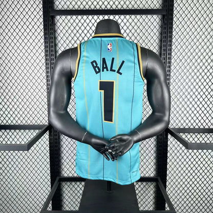 Maillot NBA 2024/25 – Charlotte Hornets Édition Bleue