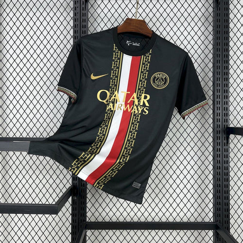Maillot Paris Saint-Germain 2025/2026 – Édition Noire et Or