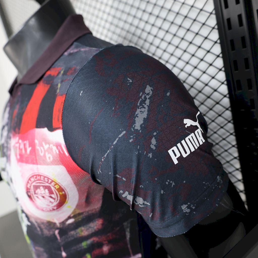 Maillot Manchester City 2025/26 – Édition Spéciale Noire (Version Joueur)