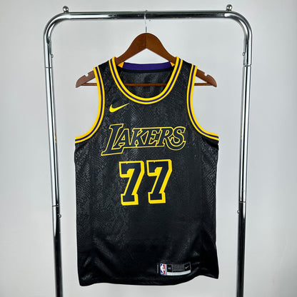 Maillot Lakers noir 2025 Col V