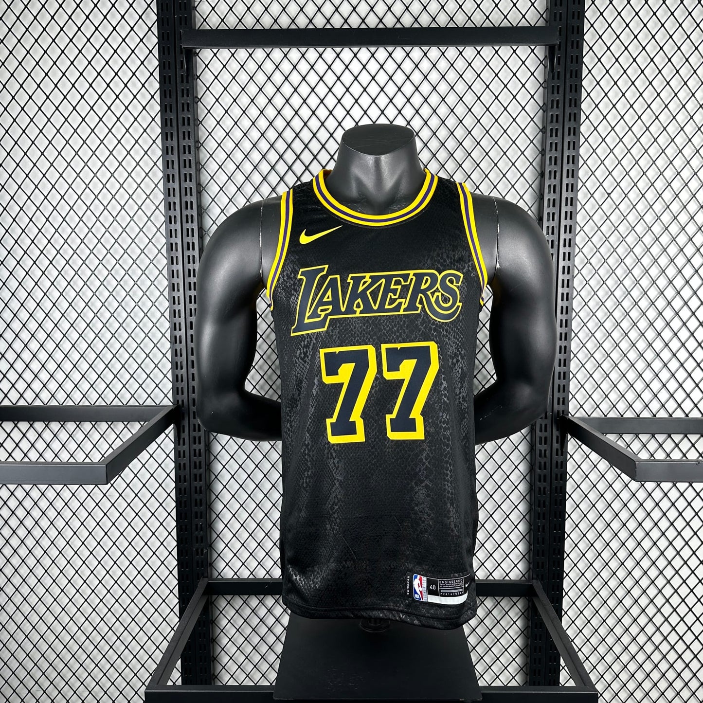 Maillot Lakers noir 2025 Col V