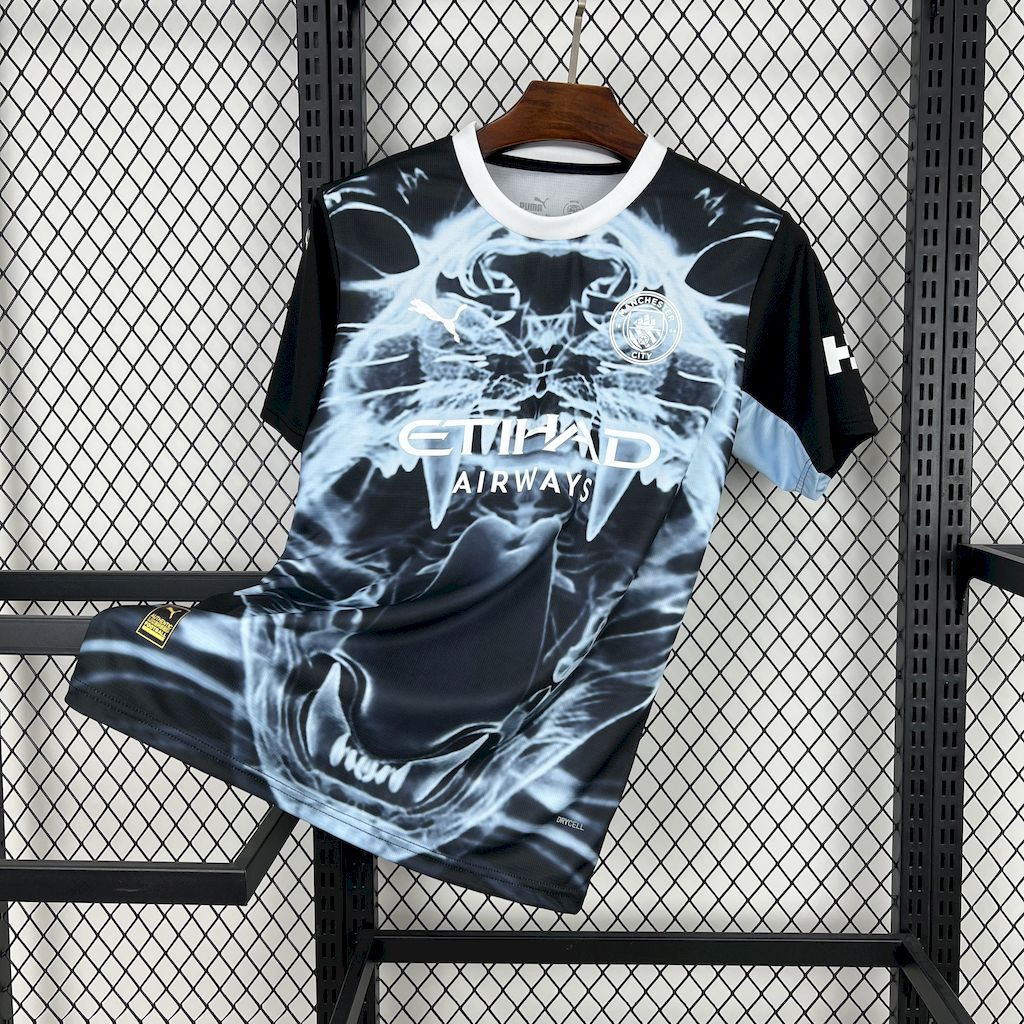 Maillot Manchester City 2025/26 – Concept Noir et Bleu