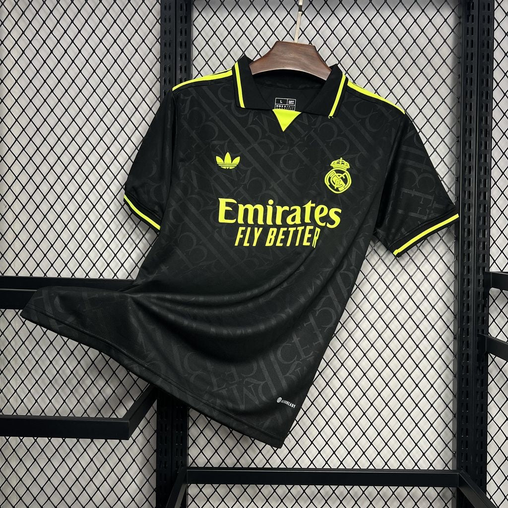 Maillot Real Madrid 2024/25 X BLACK & NEON – Modèle Unique