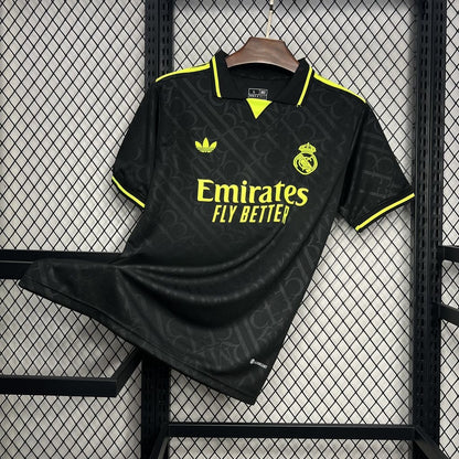 Maillot Real Madrid 2024/25 X BLACK & NEON – Modèle Unique