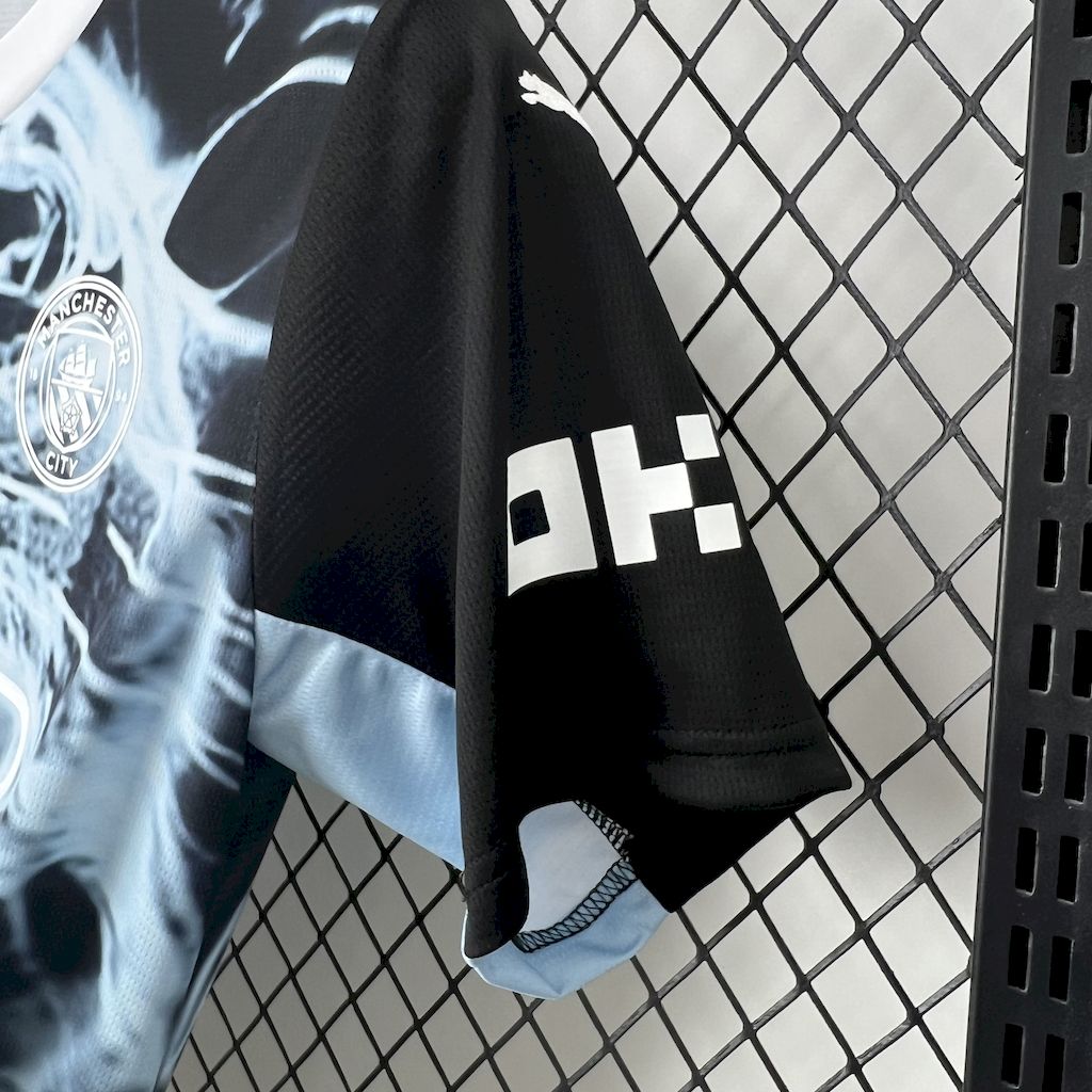 Maillot Manchester City 2025/26 – Concept Noir et Bleu