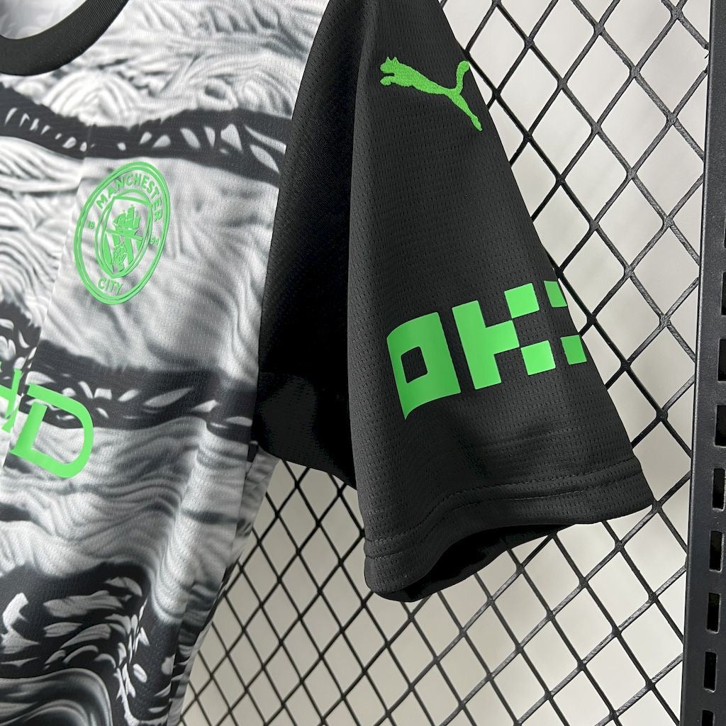 Maillot Manchester City 2025/26 – Concept Noir et Gris