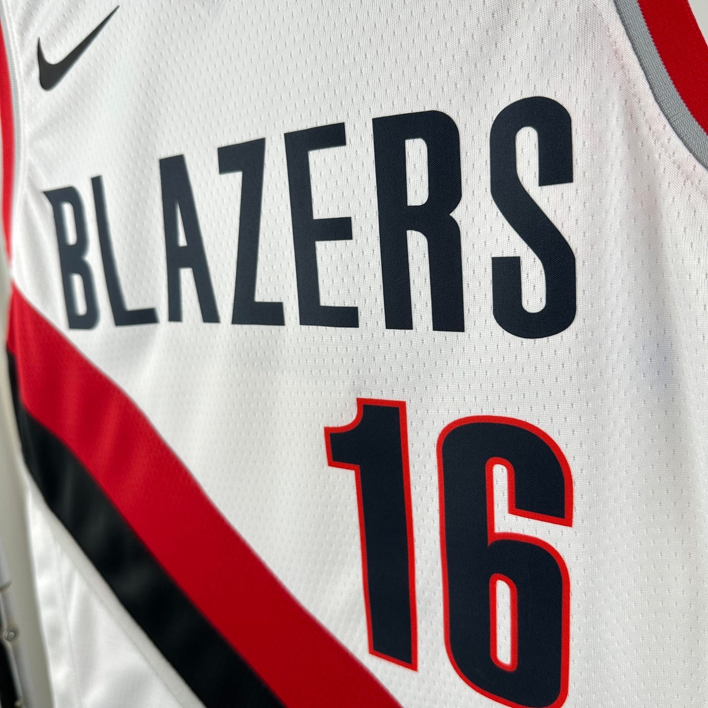 Maillot blanc des Trail Blazers