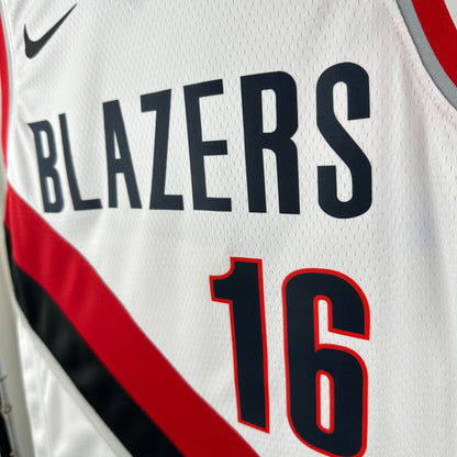 Maillot blanc des Trail Blazers