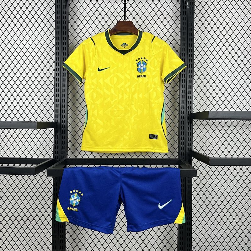 Maillot domicile enfant Brésil Coupe du Monde 2026