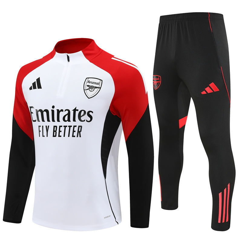 Survetement Arsenal Training Homme 2025 2026 Blanc