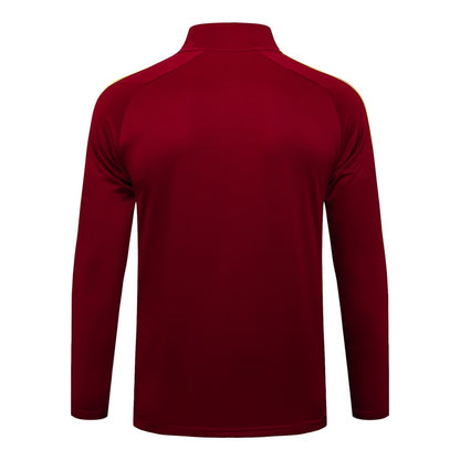 Survetement Arsenal Training Homme 2025 2026 Rouge Foncé