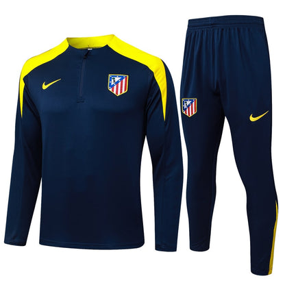 Survetement Atletico Madrid Training Homme 2025 2026 Bleu Jaune