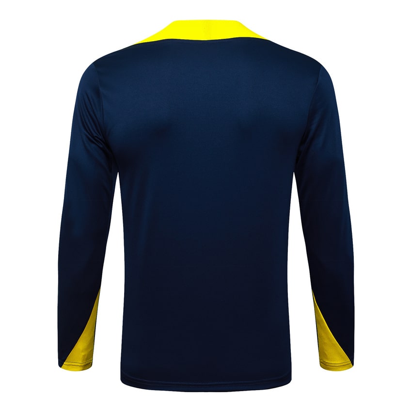 Survetement Atletico Madrid Training Homme 2025 2026 Bleu Jaune