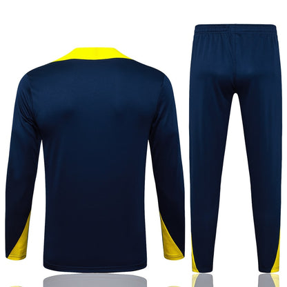 Survetement Atletico Madrid Training Homme 2025 2026 Bleu Jaune