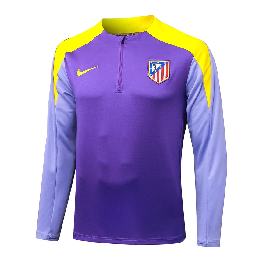Survetement Atletico Madrid Training Homme 2025 2026 Violet Jaune