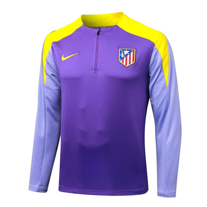 Survetement Atletico Madrid Training Homme 2025 2026 Violet Jaune