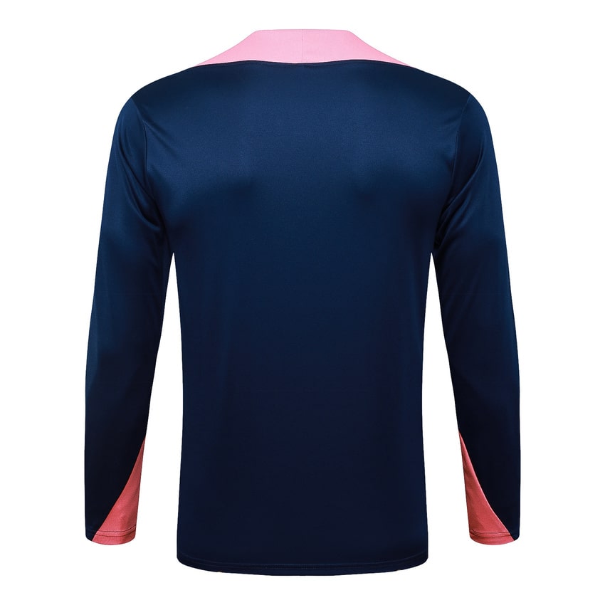 Survetement Barcelone Training Homme 2025 2026 Bleu Rose