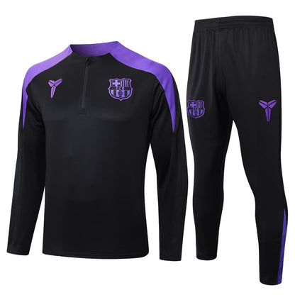 Survetement Barcelone Training Homme 2025 2026 Noir Violet