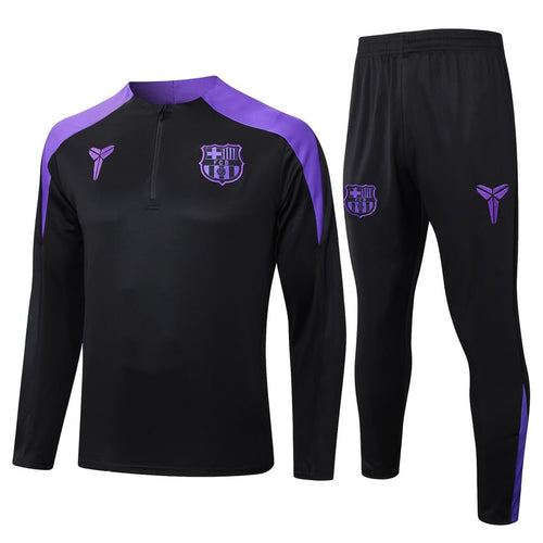 Survetement Barcelone Training Homme 2025 2026 Noir Violet