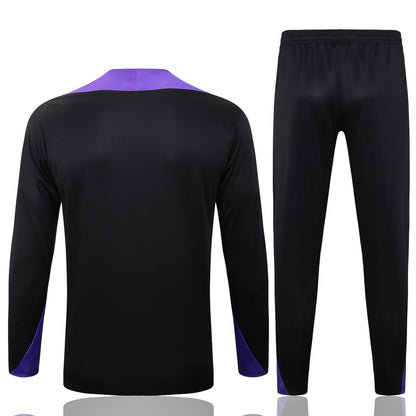 Survetement Barcelone Training Homme 2025 2026 Noir Violet