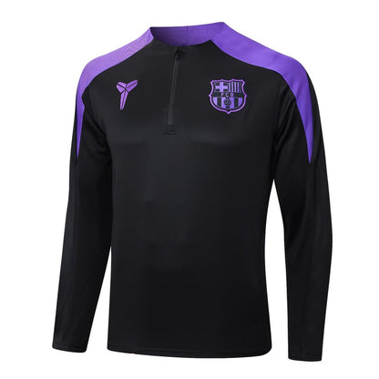 Survetement Barcelone Training Homme 2025 2026 Noir Violet