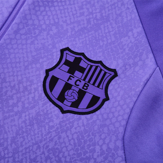 Survetement Barcelone Training Homme 2025 2026 Violet Clair