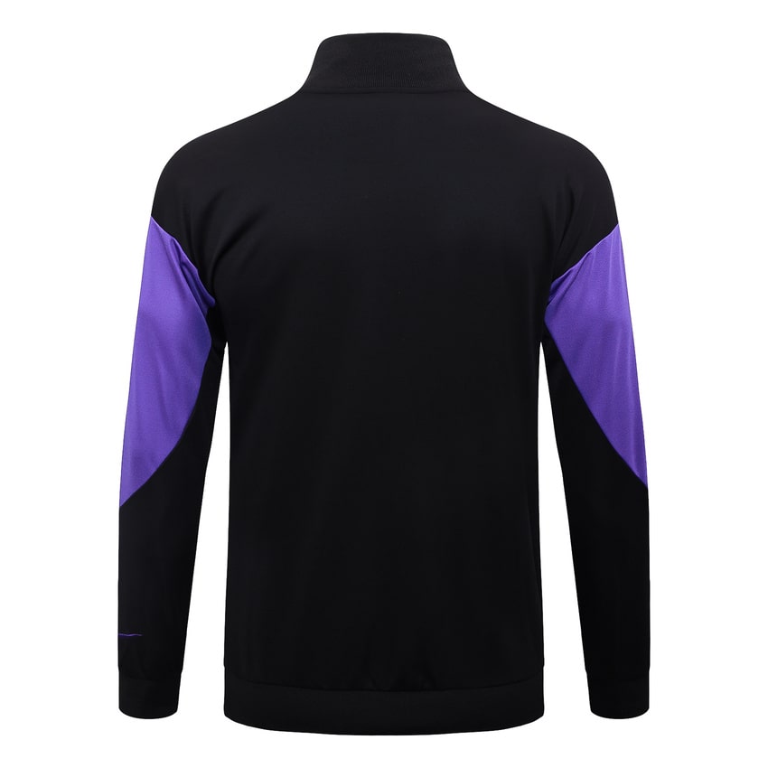 Survetement Barcelone Veste Homme 2025 2026 Noir Violet