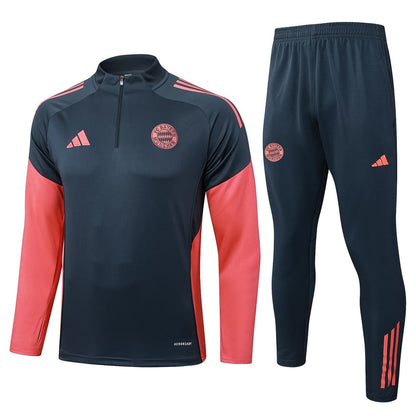 Survetement Bayern Munich Training Homme 2025 2026 Noir Rouge