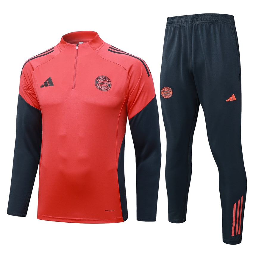 Survetement Bayern Munich Training Homme 2025 2026 Rouge Noir