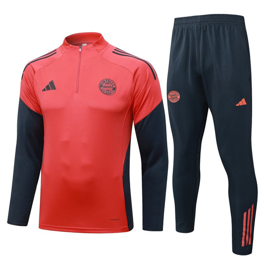 Survetement Bayern Munich Training Homme 2025 2026 Rouge Noir
